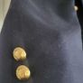GINA Vintage Navy Blazer Sz 14UK (Fit 12-16) Image 8
