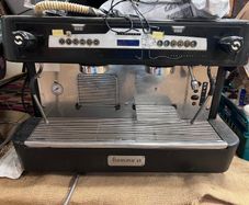 Fiamma Quadrant Coffee machine and Mythos 1 Grinder