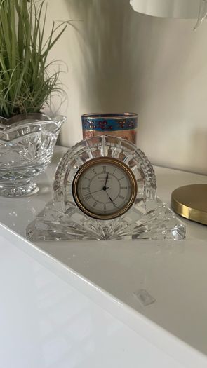 waterford crystal clock