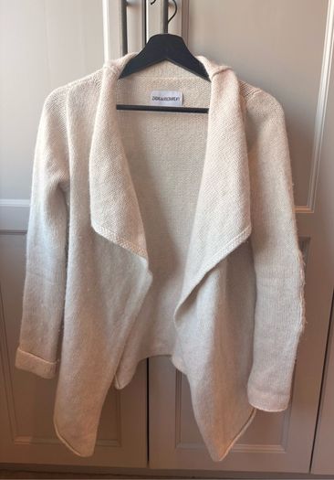 Zadig & Voltaire alpaca/wool mix draped cardigan