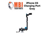 iPhone XS Replacement Charging Port Dock Connector Flex Cable Mic Grey