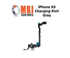 iPhone XS Replacement Charging Port Dock Connector Flex Cable Mic Grey