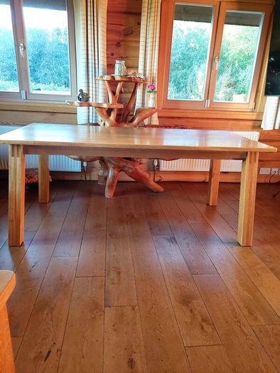 new Solid Oak table