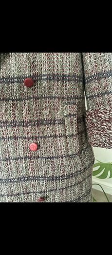 Authentic Valentino Miss V merino wool elegant mid length coat