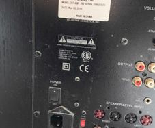 subwoofer Velodyne