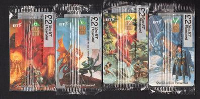 1997 United Kingdom Dragons Of Summer Flame (The Fifth Age, Council Of Wyrms, Book Of Liars & Dragons Of Winter Night) Siemens - S35 (Module 35) Phonecard Mint (in packaging)