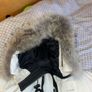 Canada Goose White Chateau Parka Black Label 2020 Coat Image 10