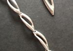 925 Matching Silver Bracelet and Pendant Set