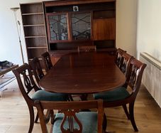 Title: Solid Wood Higginbotham Fairview Dining Set.   Table, 8 Chairs & Sideboard