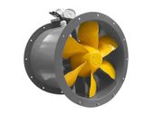 Duct Fan Diagonal 400mm 6890 m3/h 300 Pa IE3 Motor IP55, Harmann