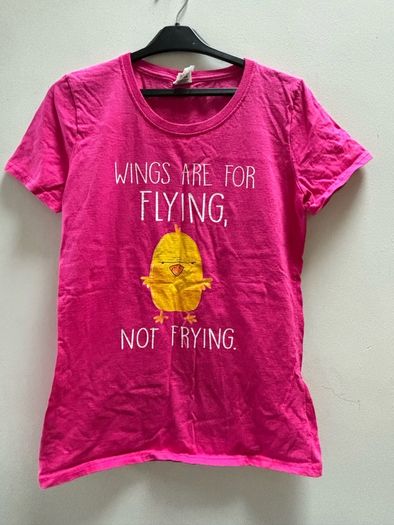 Wings Are For Flying Not For Frying T-Shirt M