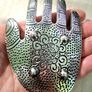 CLEARANCE Exquisite Metal Incense Holder with Genuine Stones - Perfect for Smudging & Ceremonial Use Image 8