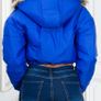 crop winter jacket with hood ROYALBLAU s-m Image 2