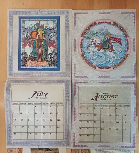 Jim Fitzpatrick Vintage Calenders