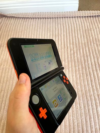 New Nintendo 3DS XL Orange and Black