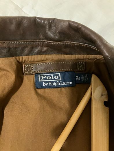 Ralph Lauren G1 Cowhide Flight Bomber Leather Jacket