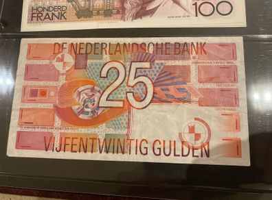 Netherlands 25 Gulden banknote