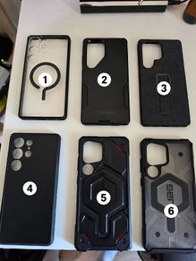 Selection of Samsung Galaxy S25 Ultra cases