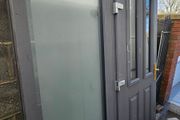Front door with triple glazed glass