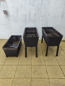 Vegetable planters X3. 120l