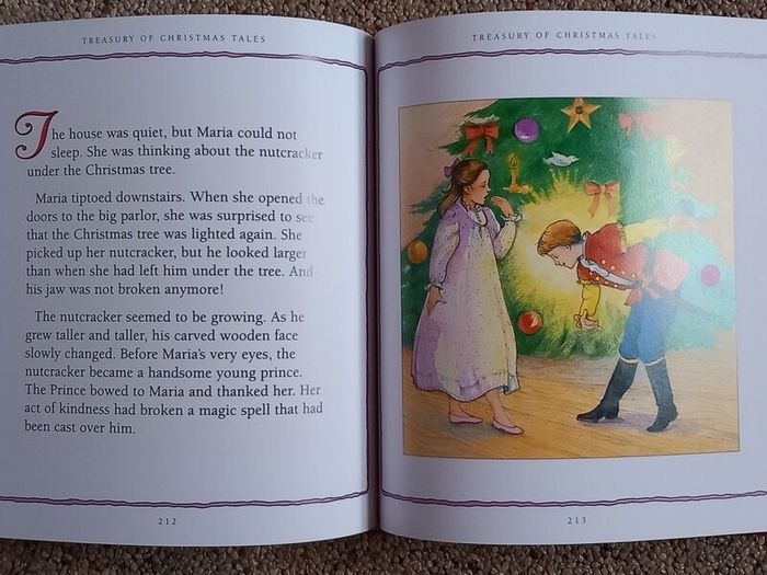 Large Christmas book with CD