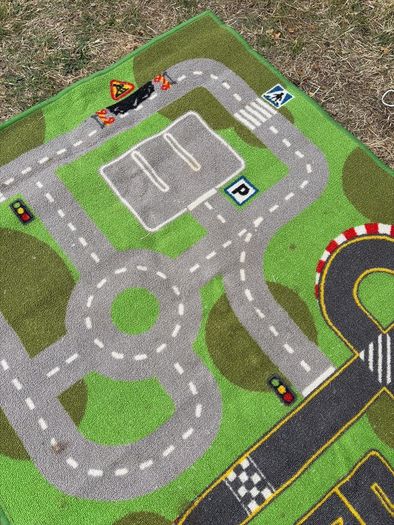 IKEA LILLABO Kids Car Play Mat Rug (75cm x 133cm