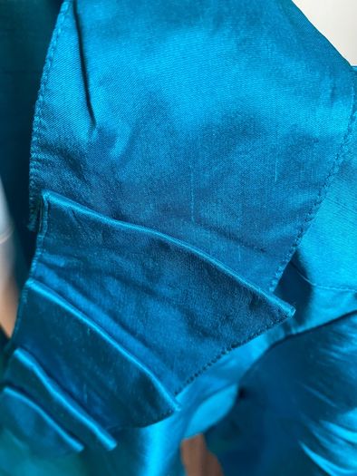 Coast 100% silk blouse teal