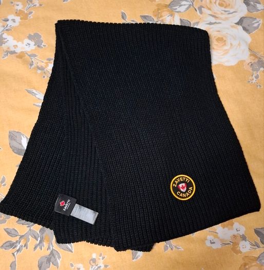 Zavetti Canada Scarf Black Knit