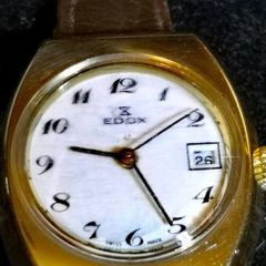 Rare Edox Swiss manual winding watch