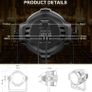Stage Lights Disco Light 54 LED Super Bright Strobe Party Lights White/Off White Led Par Light DMX-512 DJ Lights for Theater,Studio,Photostudio,Party Show,Church Event,Wedding (FREE POSTAGE) Image 4