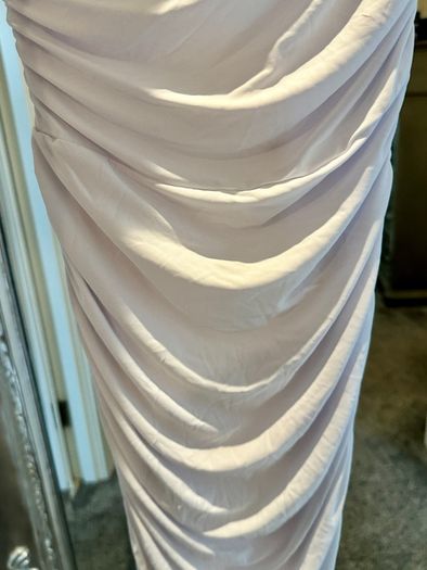 dress one shoulder white