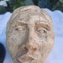 National College of Art Mid Century Paster Of Paris Mounted Bust Image 10
