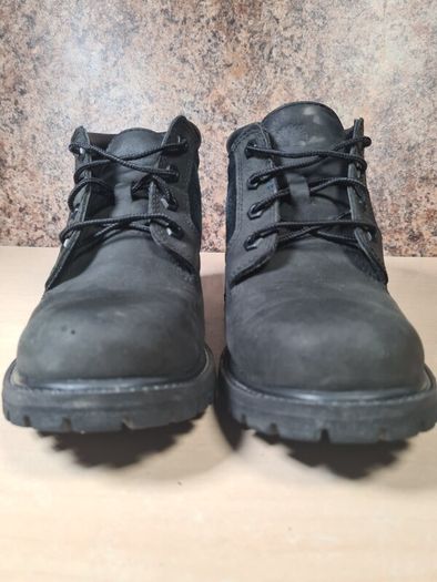 womens Timberland  NELLIE CHUKKA boots Black leather waterproof ankle boots Size UK 5.5 EU 38.5