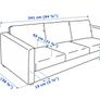 3-seat sofa | Gunnared medium grey Image 5