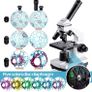 100X-2000X Microscope for Kids Students Adults, with Microscope Slides Kit, Professional Microscopes for School Laboratory Home Biological Education (FREE POSTAGE) Image 2