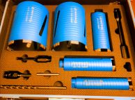 main image for ad Core Bit Set In Case Top Quality , Laser Welded, 10mm Segments