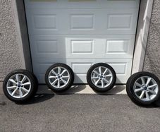 Four Genuine 2019 Ford Festa rims and tyres.