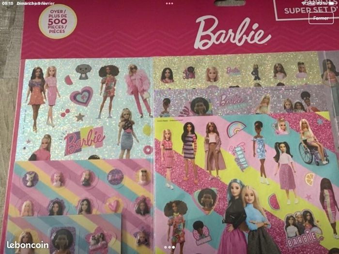Barbie 500 Stickers