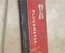 Vintage Plugometer  Spark Plug Gap Tool & Condition Chart