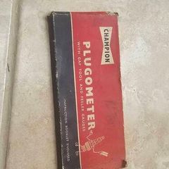 Vintage Plugometer  Spark Plug Gap Tool & Condition Chart