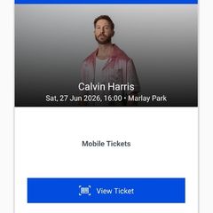 Calvin Harris tickets x 2
