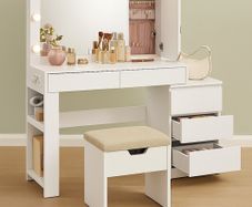 Dressing Table with LED Lighting