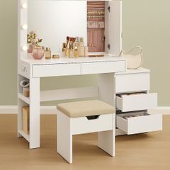 Dressing Table with LED Lighting