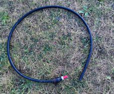Vintage hose connector and pipe
