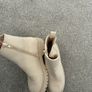 UK 13 cream boots Image 5
