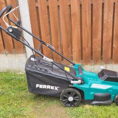 battery operated lawnmower