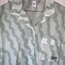 Reebok / Adidas lightweight blouse in sage pattern (M) Image 3