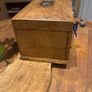 antique walnut box with key Image 9
