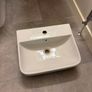 (used) SONAS HORIZON Square 50cm 1TH Wash Basin & Semi Pedestal Image 4