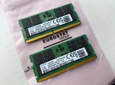 64GB Samsung 2x32GB DDR5 Laptop RAM Sodimm 4800MHz Brand New
